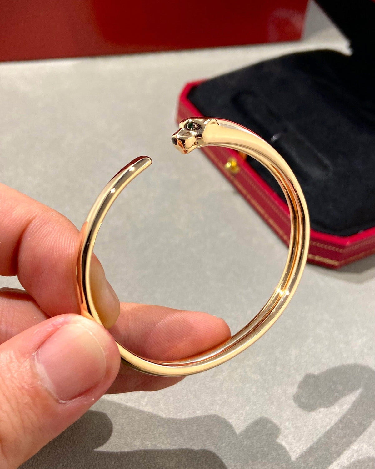 [Angela Jewelry]PANTHERE OPEN BRACELET