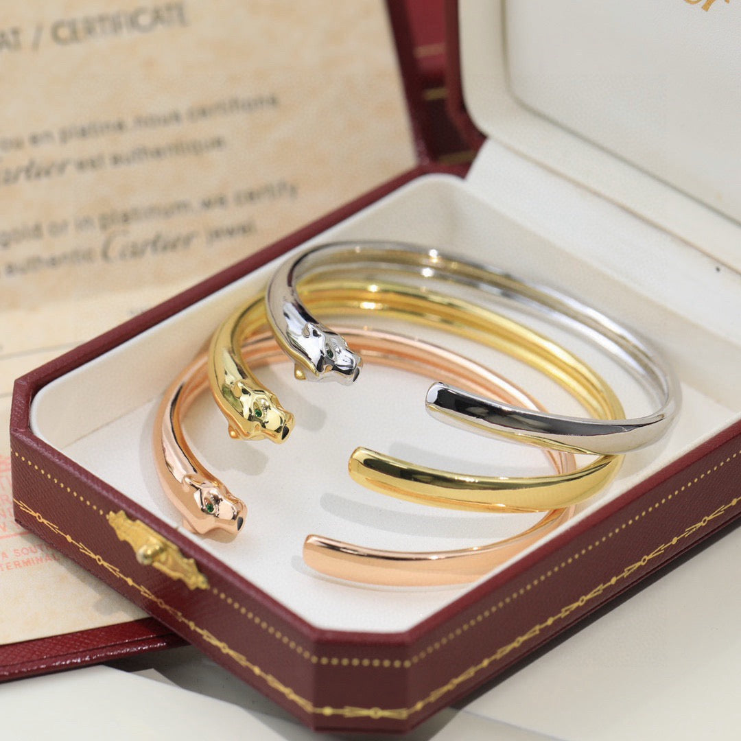 [Angela Jewelry]PANTHERE OPEN BRACELET
