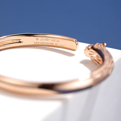 [Angela Jewelry]PANTHERE FULL DIAMOND OPEN BRACELET