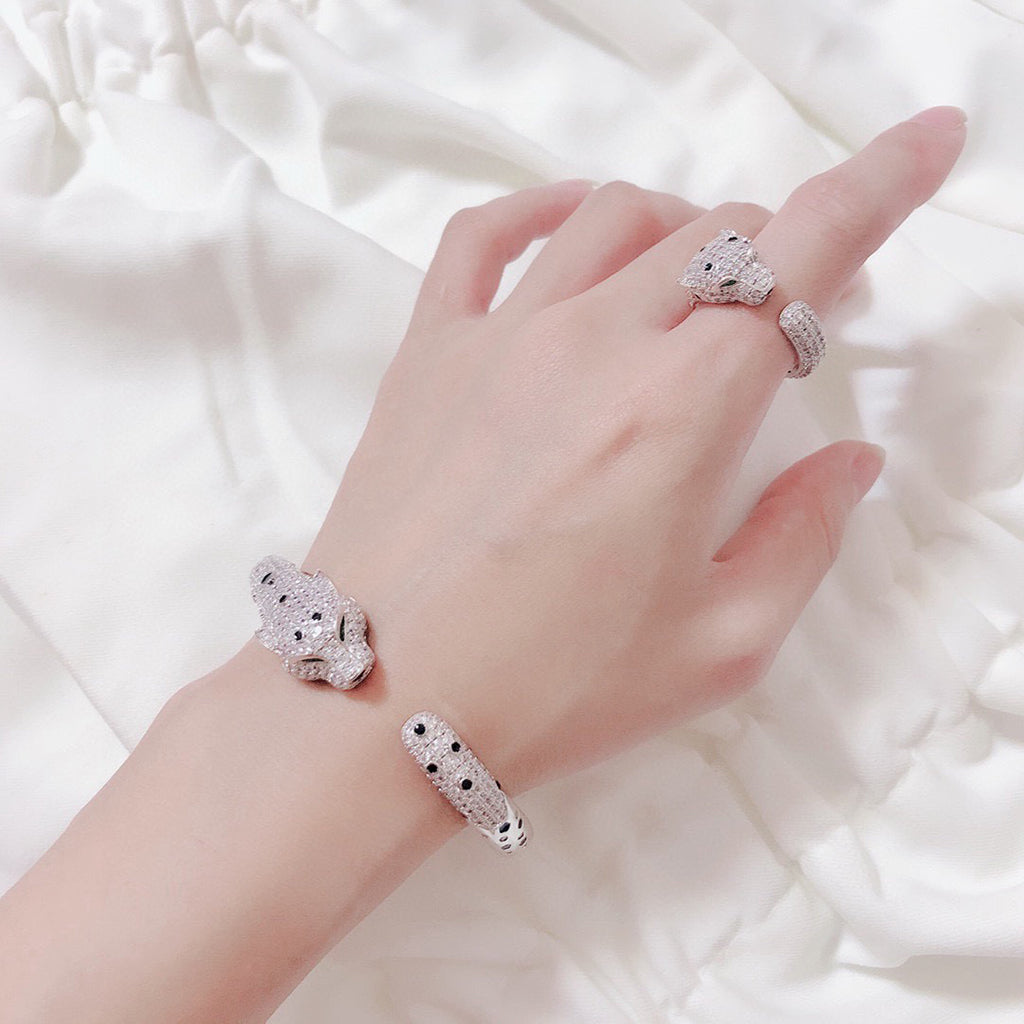 [Angela Jewelry]PANTHERE BIG BRACELET DIAMONDS