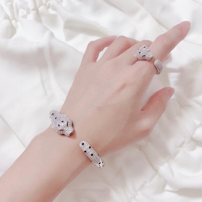 [Angela Jewelry]PANTHERE BIG BRACELET DIAMONDS