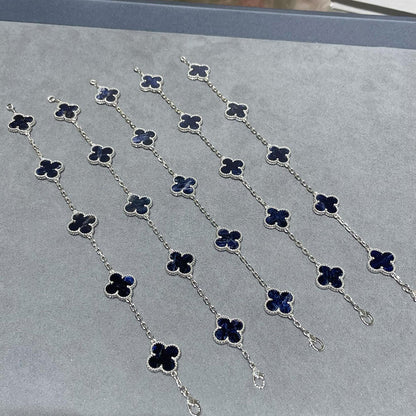 [Angela Jewelry]CLOVER 5 MOTIF PIETERSITE BRACELET COLLECTION