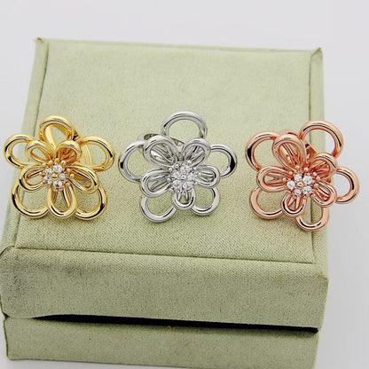 [Angela Jewelry] FLOWERLACE RING 5 DIAMONDS