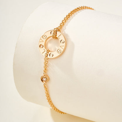[Angela Jewelry]LOVE BRACELET 2 DIAMOND