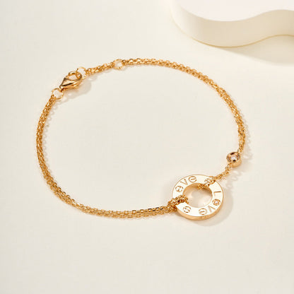 [Angela Jewelry]LOVE BRACELET 2 DIAMOND