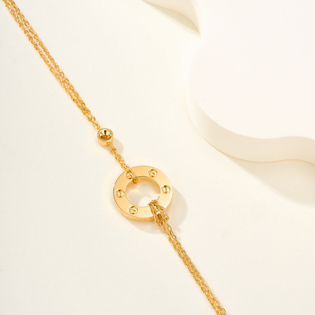 [Angela Jewelry]LOVE BRACELET 2 DIAMOND