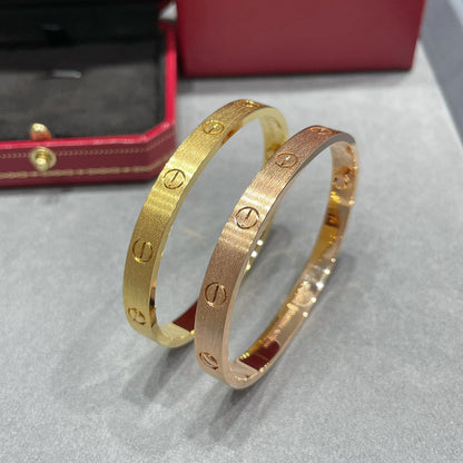 [Angela Jewelry]LOVE BRACELET 6.1MM BRUSHED