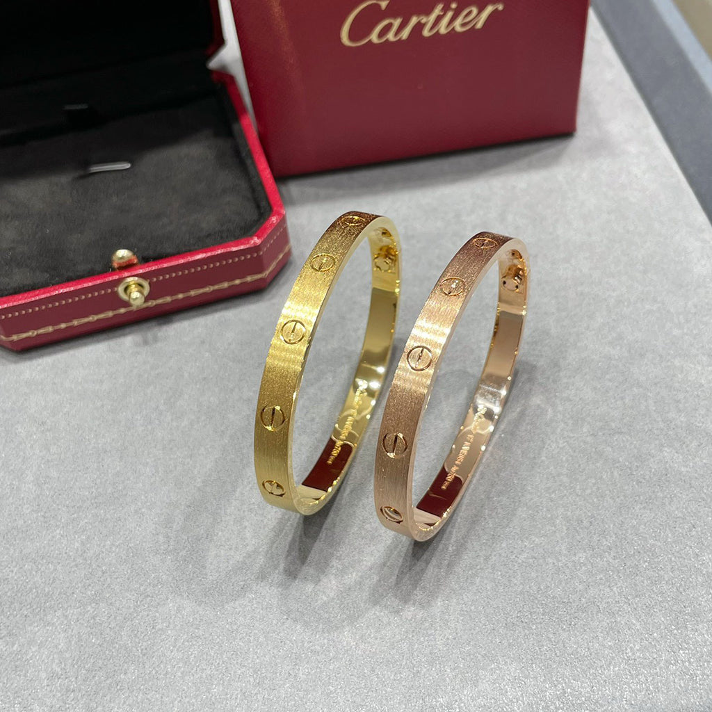 [Angela Jewelry]LOVE BRACELET 6.1MM BRUSHED