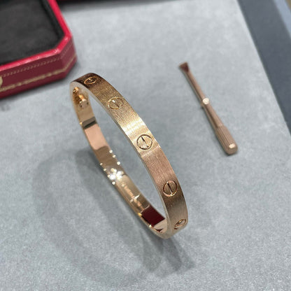 [Angela Jewelry]LOVE BRACELET 6.1MM BRUSHED