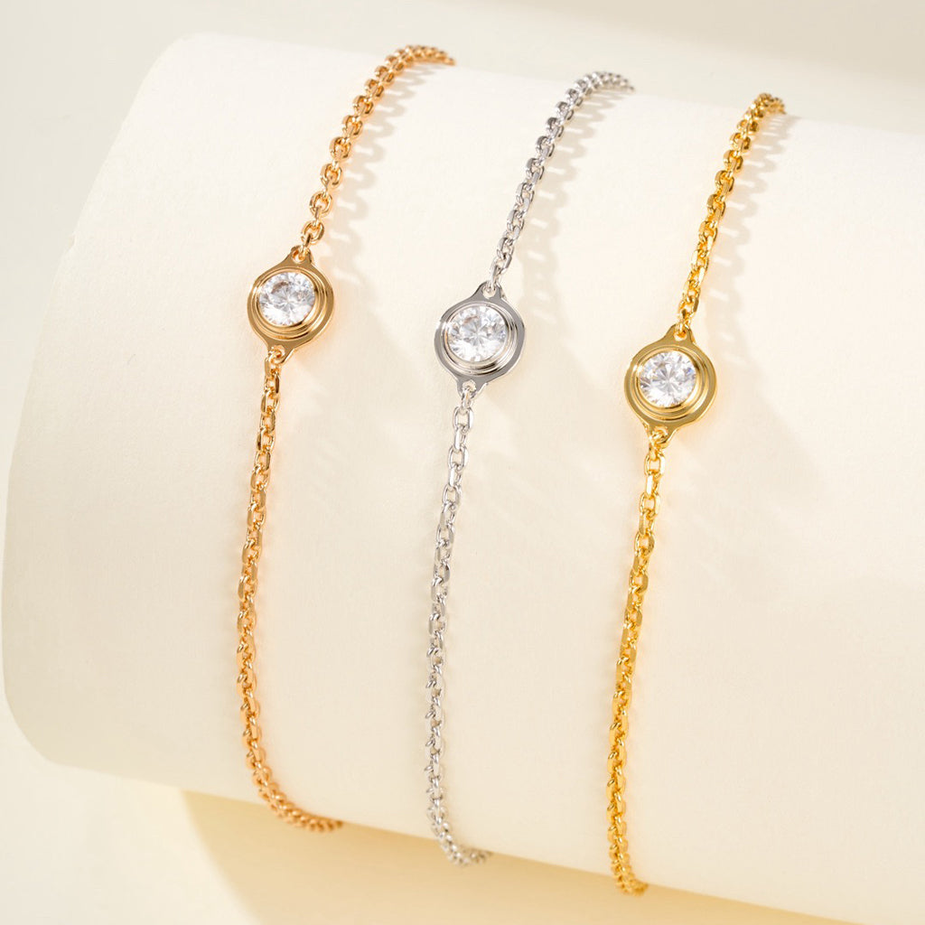 [Angela Jewelry]DAMOUR BRACELET 1 DIAMOND