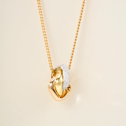 [Angela Jewelry]TRINITY CUSHION NECKLACE COLLECTION
