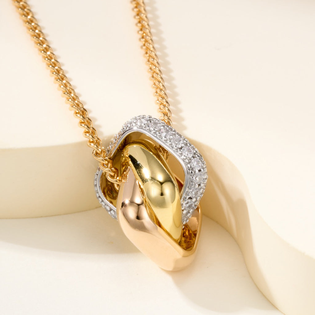 [Angela Jewelry]TRINITY CUSHION NECKLACE COLLECTION