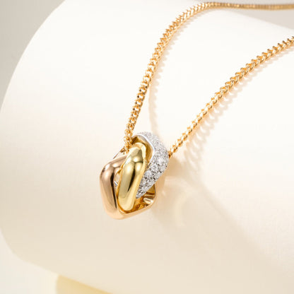 [Angela Jewelry]TRINITY CUSHION NECKLACE COLLECTION