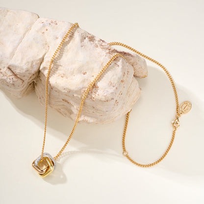 [Angela Jewelry]TRINITY CUSHION NECKLACE COLLECTION