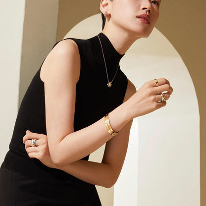 [Angela Jewelry]TRINITY CUSHION NECKLACE COLLECTION