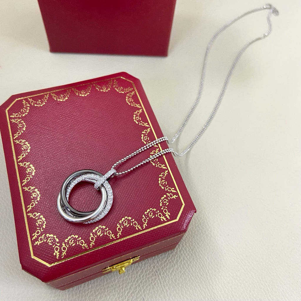 [Angela Jewelry]TRINITY CERAMIC NECKLACE