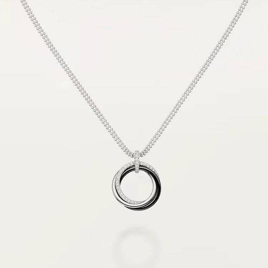 [Angela Jewelry]TRINITY CERAMIC NECKLACE