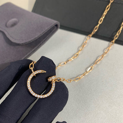 [Angela Jewelry]JUSTE NECKLACE FULL DIAMONDS