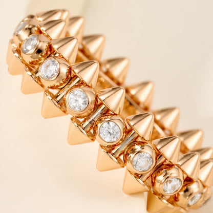 [Angela Jewelry]CLASH 6.8MM DIAMOND MEDIUM RING