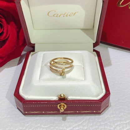 [Angela Jewelry]JUSTE RING 4.8MM FULL DIAMOND