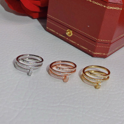[Angela Jewelry]JUSTE RING 4.8MM FULL DIAMOND