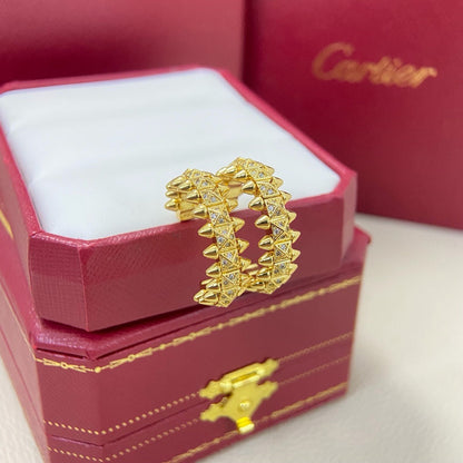 [Angela Jewelry]CLASH 6.4MM FULL DIAMOND SMALL EARRINGS