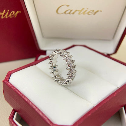 [Angela Jewelry]CLASH 6.4MM SMALL FULL DIAMOND RING