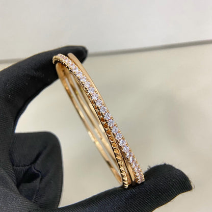 [Angela Jewelry]ETINCELLE HALF-PAVED DIAMOND BRACELET