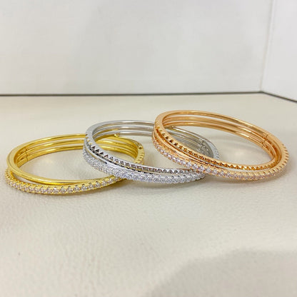 [Angela Jewelry]ETINCELLE HALF-PAVED DIAMOND BRACELET