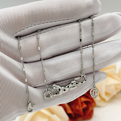 [Angela Jewelry]PANTHERE FULL DIAMOND NECKLACE