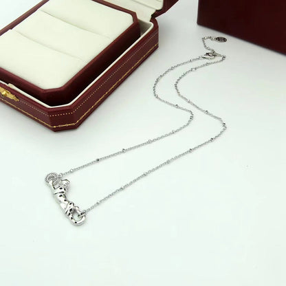 [Angela Jewelry]PANTHERE FULL DIAMOND NECKLACE