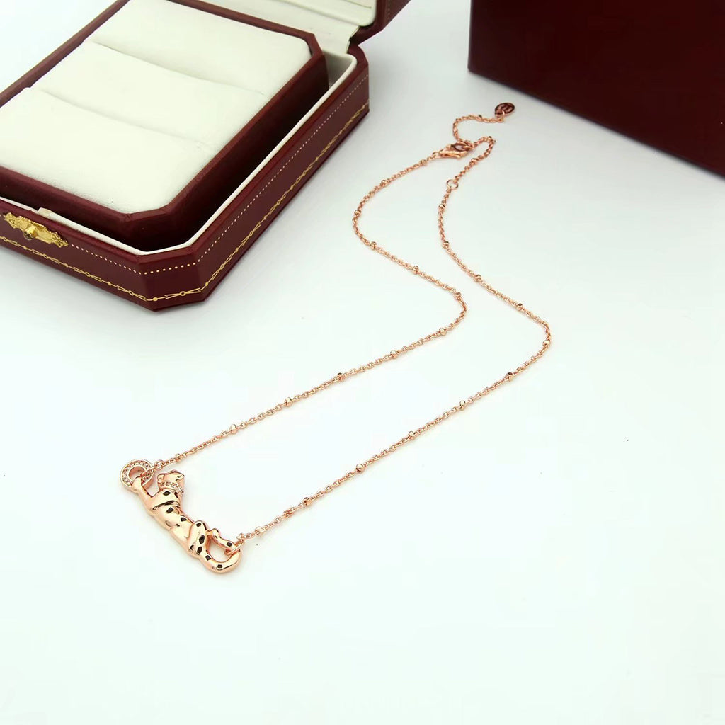 [Angela Jewelry]PANTHERE FULL DIAMOND NECKLACE
