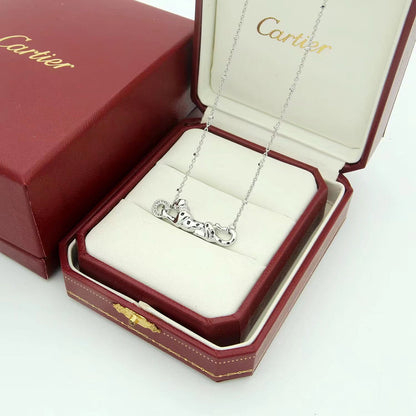 [Angela Jewelry]PANTHERE FULL DIAMOND NECKLACE