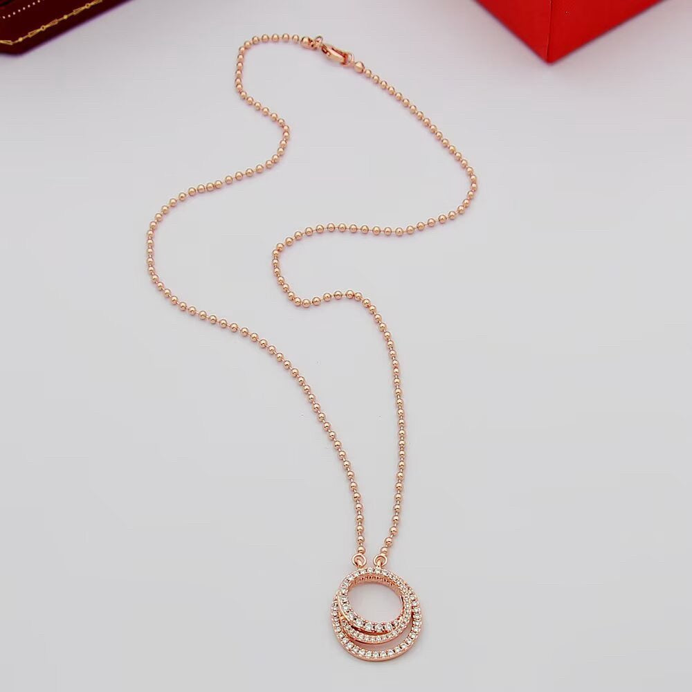 [Angela Jewelry]ETINCELLE  FULL DIAMOND NECKLACE