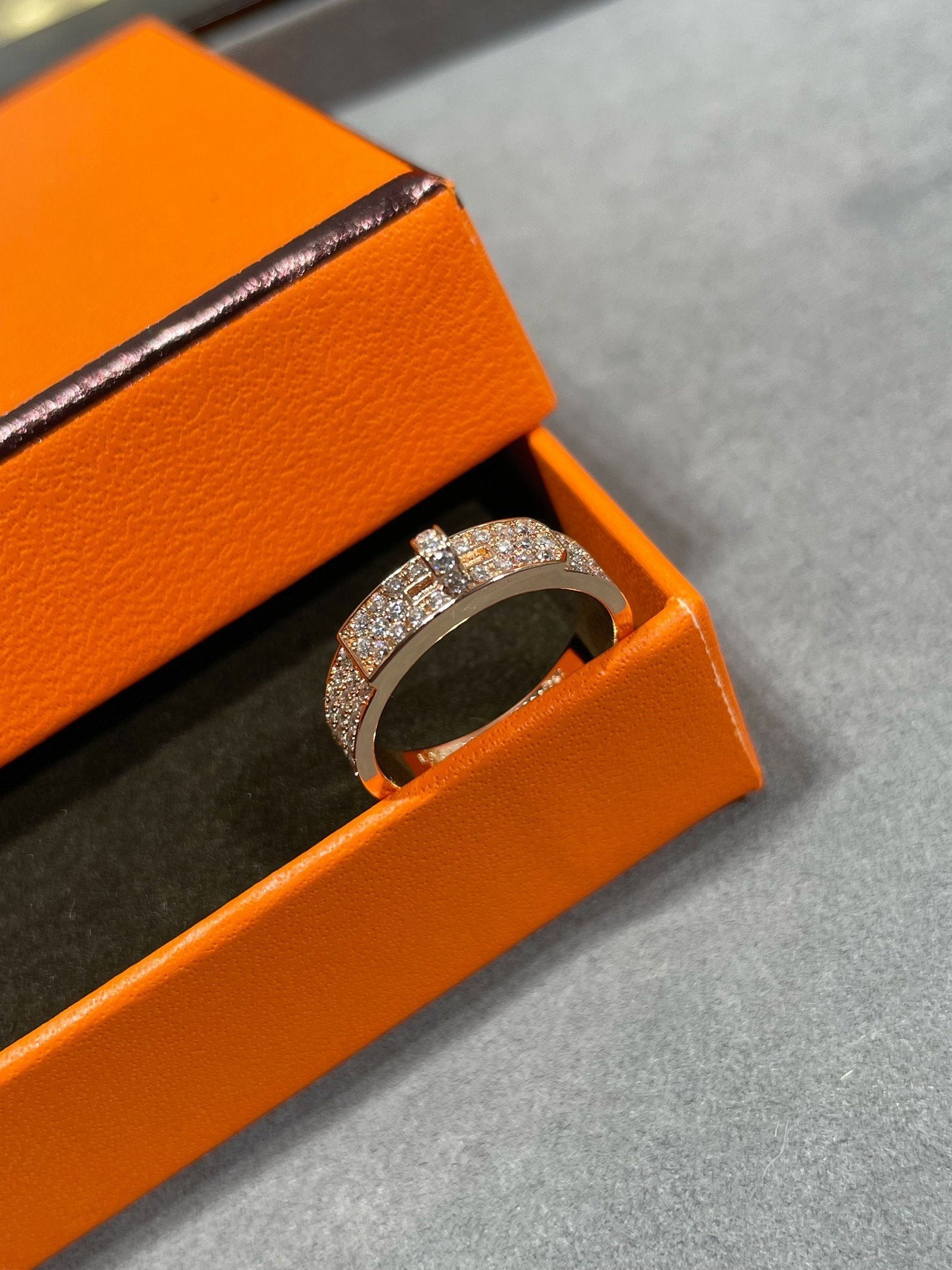 [Angela Jewellery]KELLY PINK GOLD DIAMOND RING