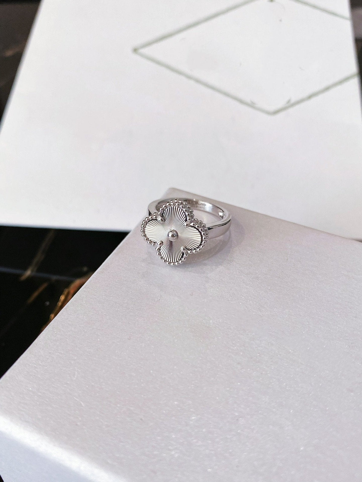 [Angela Schmuck] KLEEBLATT SILBERRING