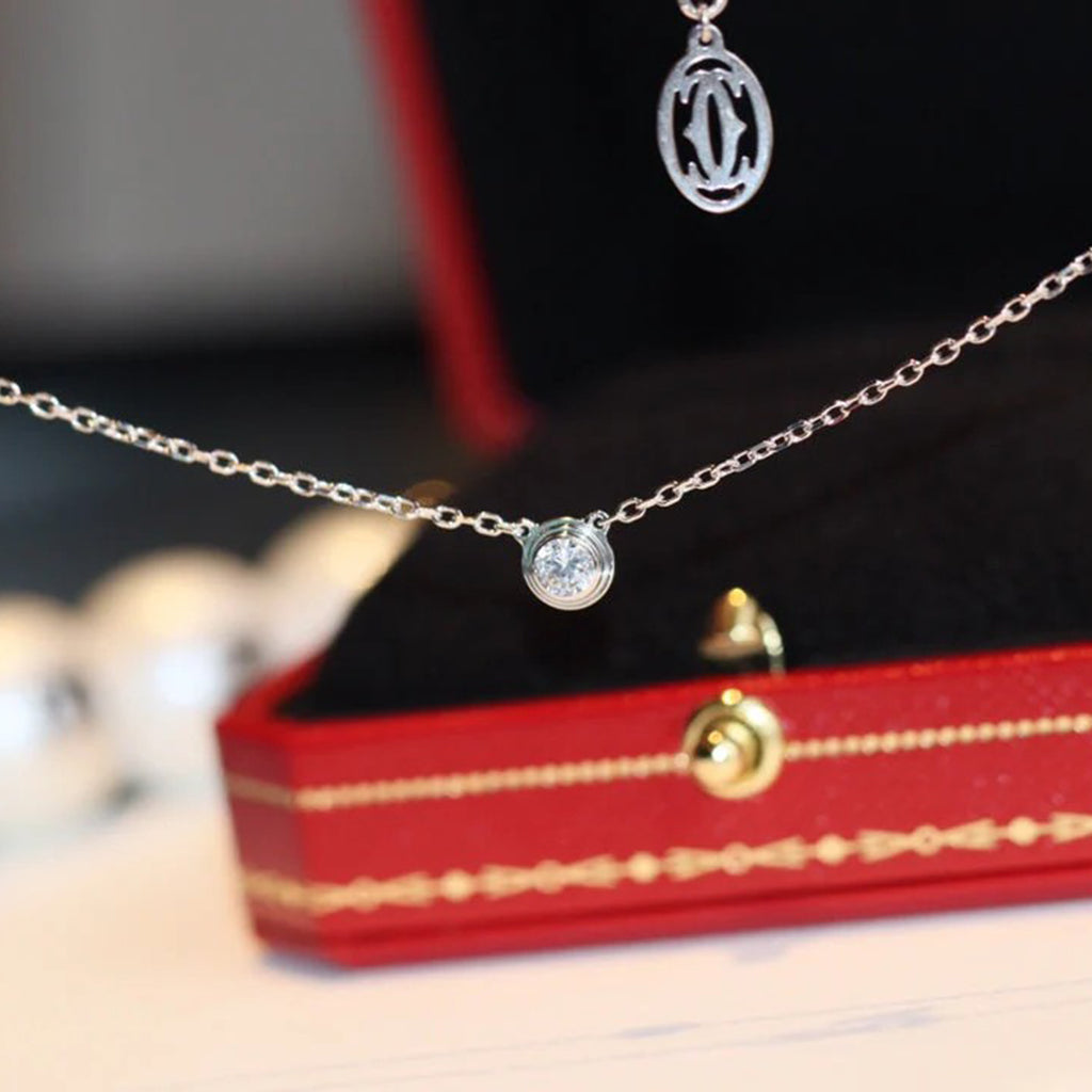 [Angela Jewelry]DAMOUR DIAMOND NECKLACE