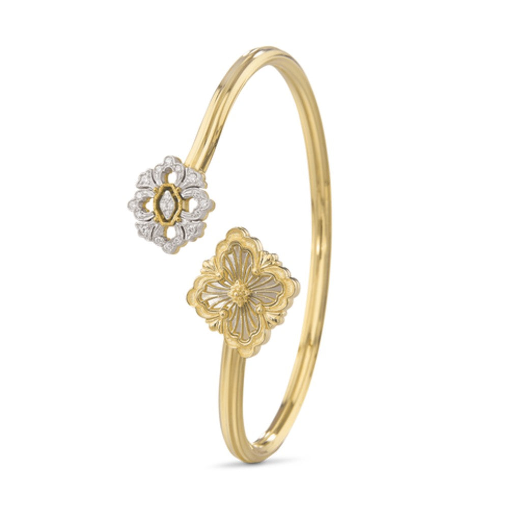 [Angela Jewelry]OPERA TULLE  GOLD BRACELET WITH ENAMEL BACKGROUND