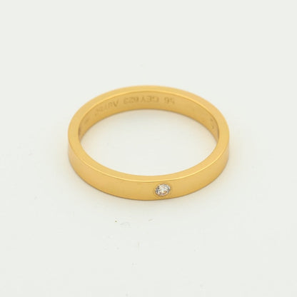 [アンジェラジュエリー]ラブリング 4mm 1ダイヤモンド