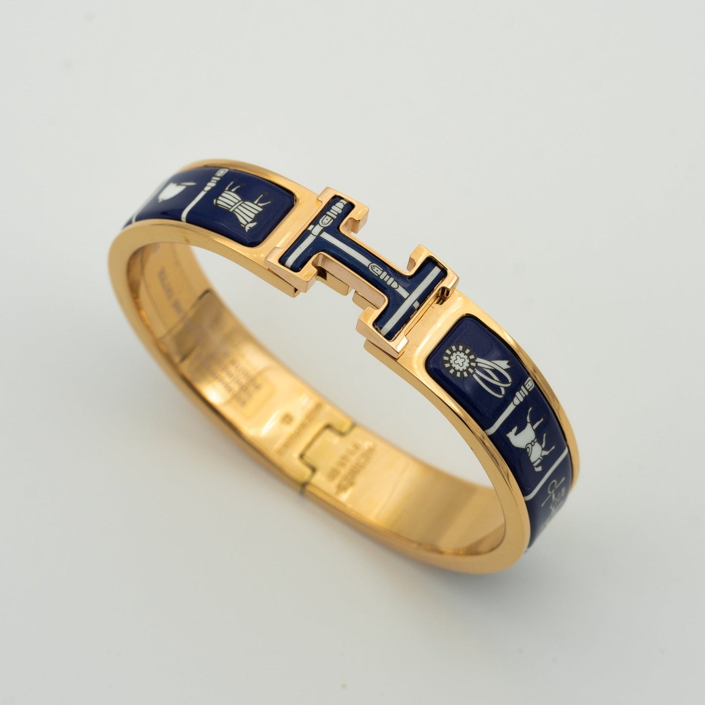 [Angela Jewellery]H-ARMBAND BLAU KERAMIK