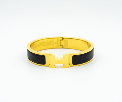 [Angela Jewellery]H BLACK BRACELET