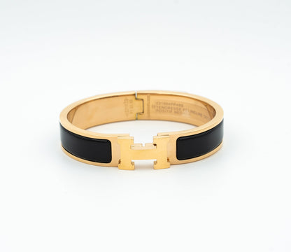[Angela Jewellery]H BLACK BRACELET
