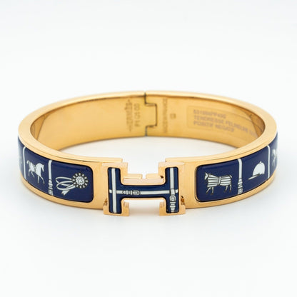 [Angela Jewellery]H-ARMBAND BLAU KERAMIK