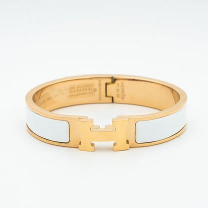 [Angela Jewellery]H WHITE BRACELET