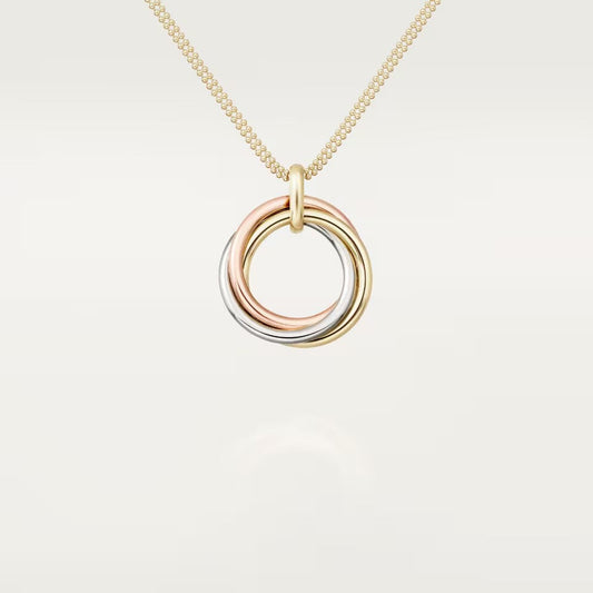 [Angela Jewelry]TRINITY LARGE NECKLACE