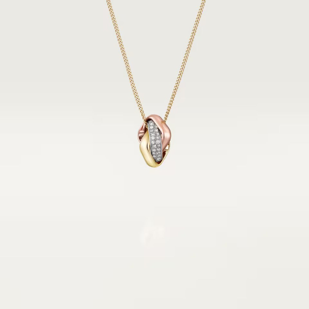 [Angela Jewelry]TRINITY CUSHION NECKLACE COLLECTION