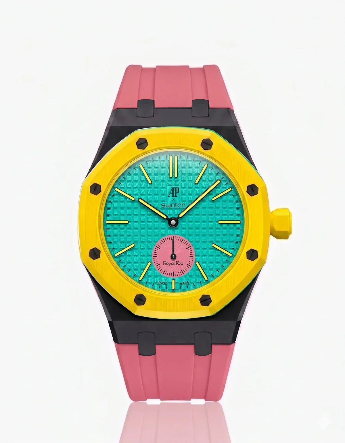 Silicone Strap & Case  Royal Pop Otg Roz(Customize  Colors)