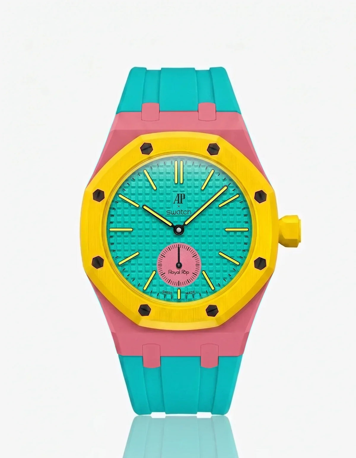 Silicone Strap & Case  Royal Pop Otg Roz(Customize  Colors)
