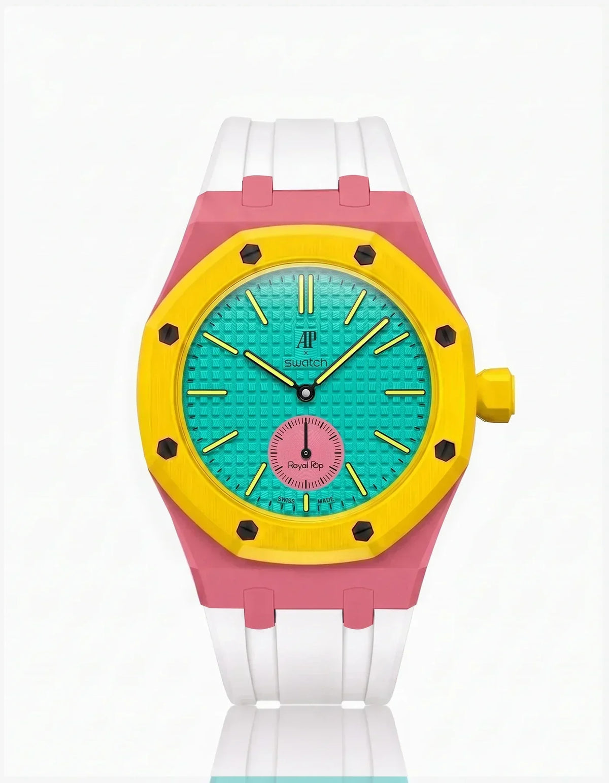 Silicone Strap & Case  Royal Pop Otg Roz(Customize  Colors)