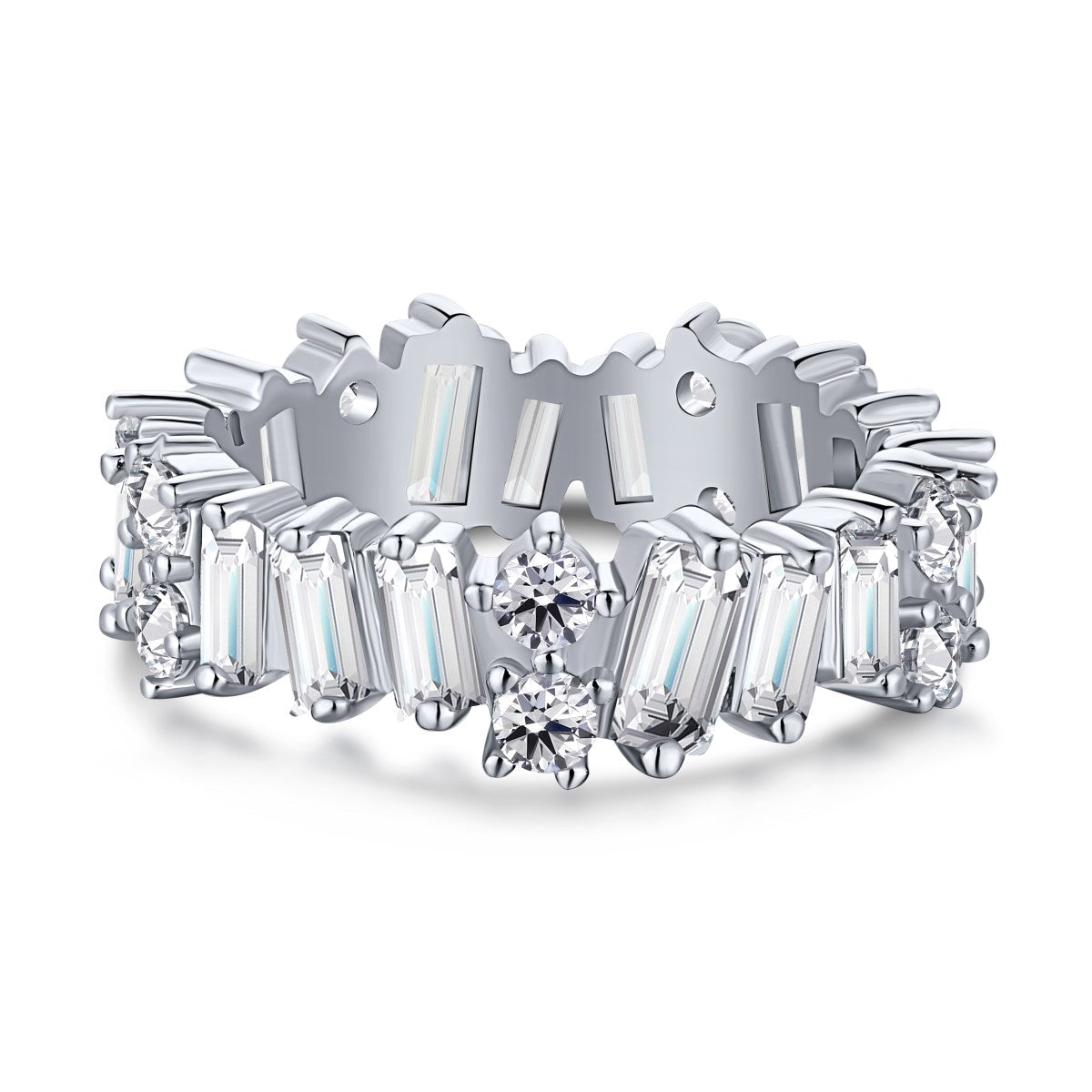 Angela Jewelry]Zarter Tennisring in mehreren Formen